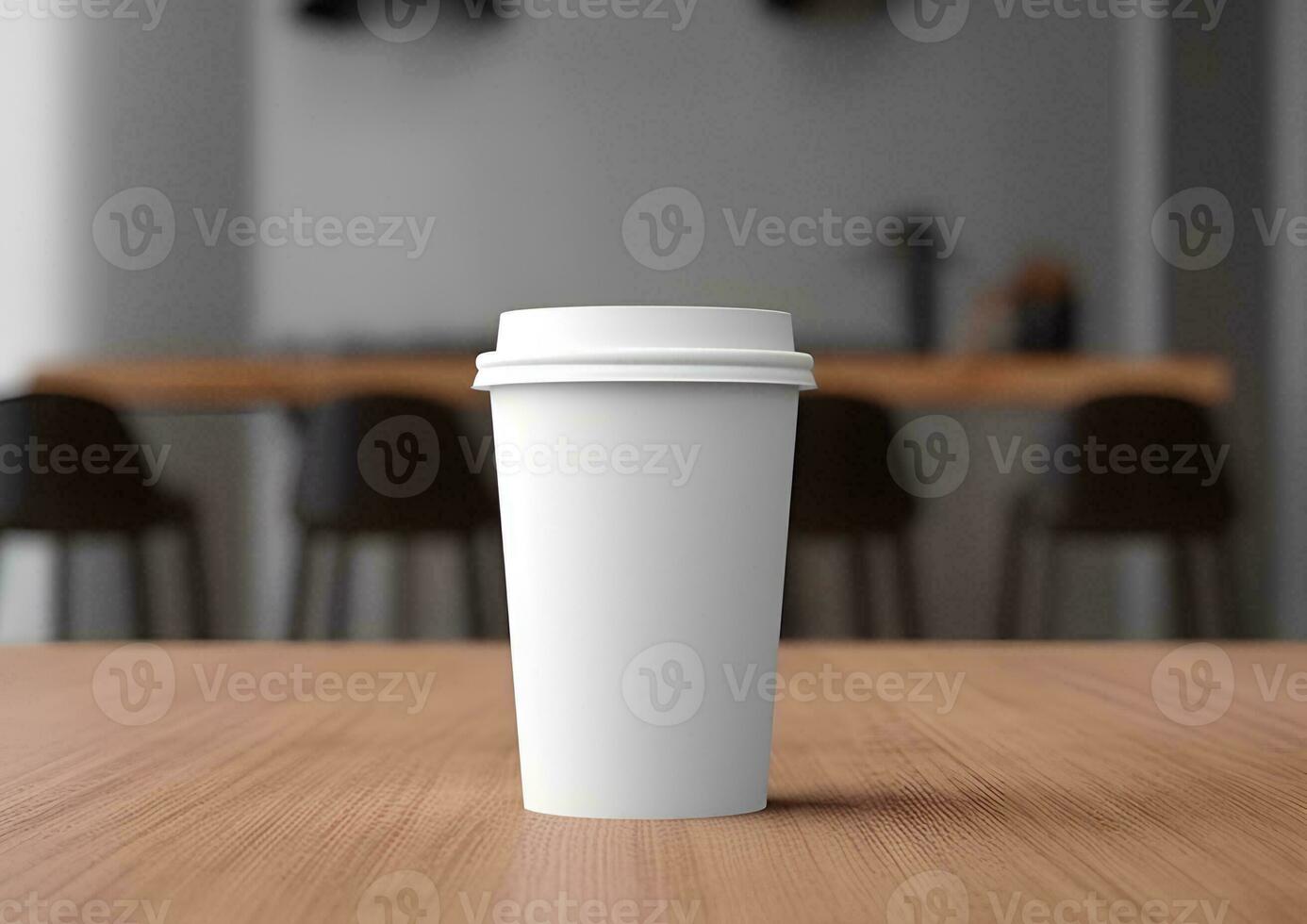 Kaffee Papier Tasse Attrappe, Lehrmodell, Simulation - - leer Kaffee Becher spotten oben Startseite foto