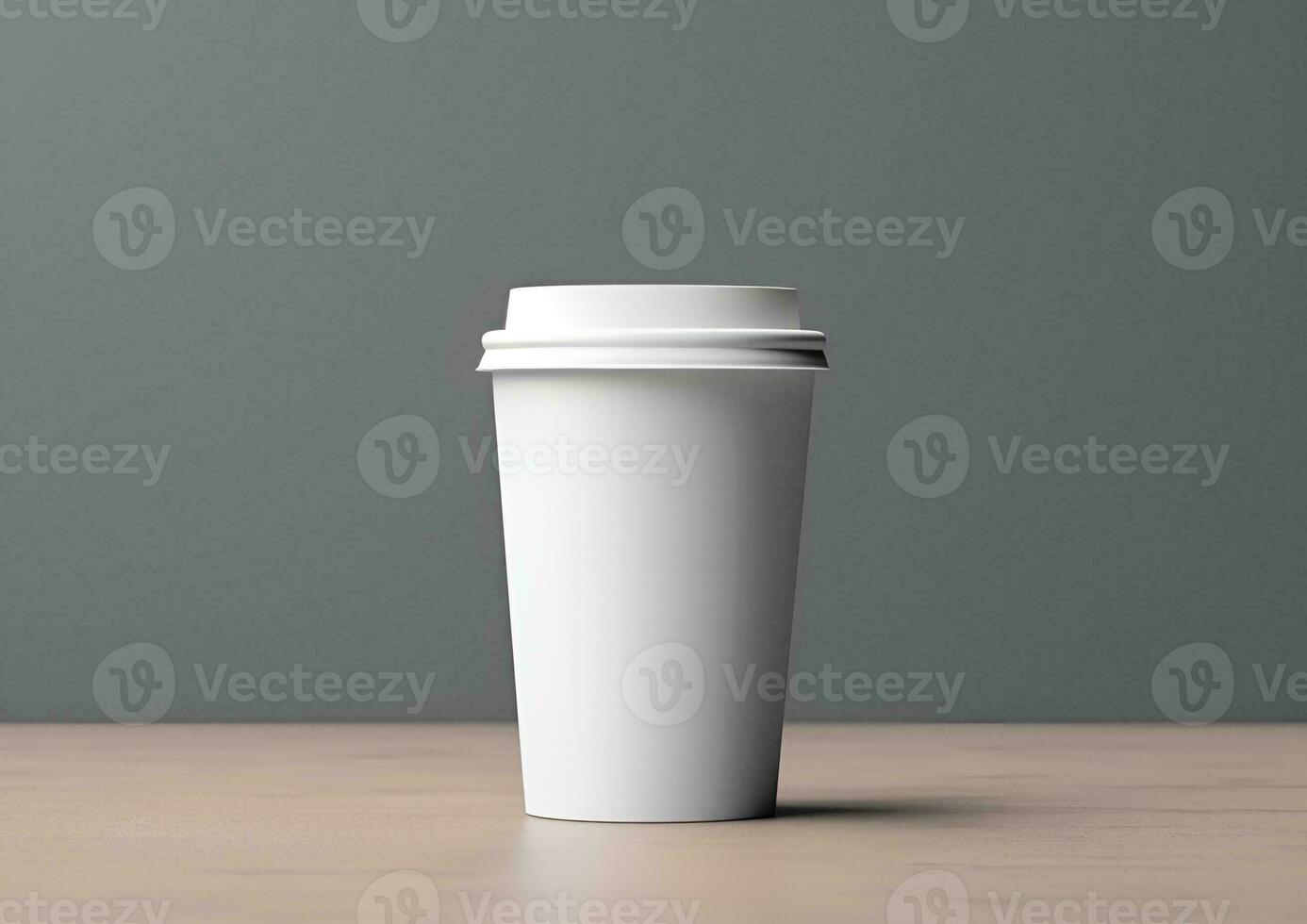 Kaffee Papier Tasse Attrappe, Lehrmodell, Simulation - - leer Kaffee Becher spotten oben Startseite foto