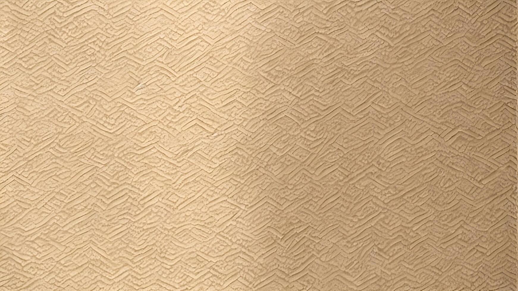 Stoff Textur Hintergrund Jahrgang Beige ai generativ foto