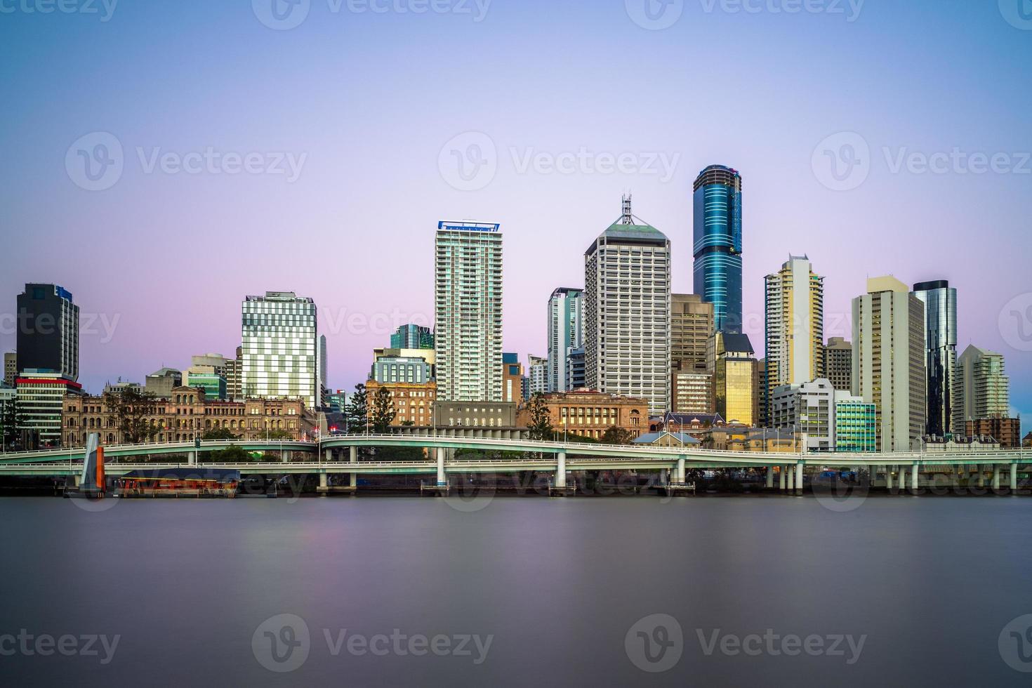 Skyline von Brisbane in Queensland, Australien foto