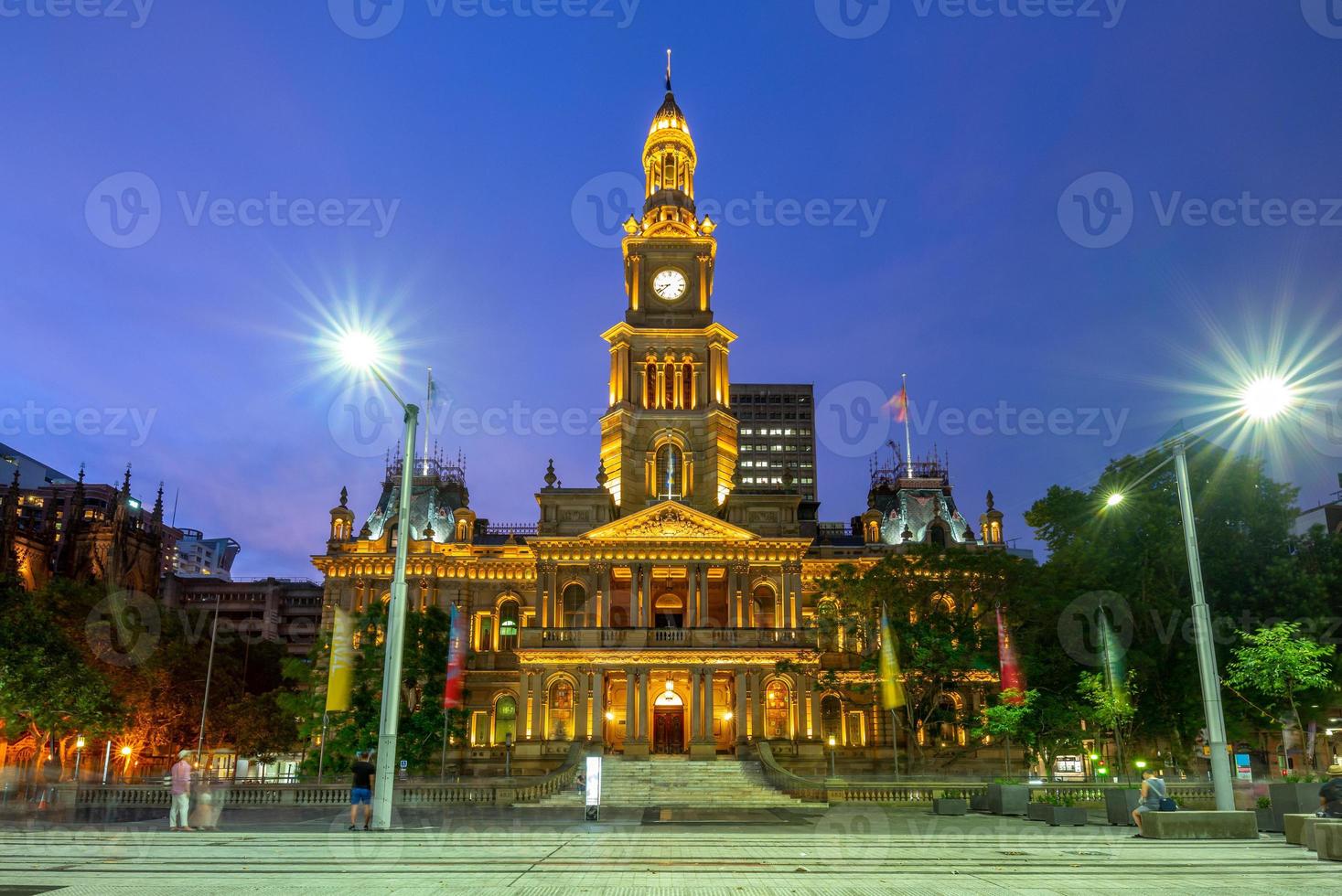 Rathaus von Sydney im zentralen Geschäftsviertel von Sydney, Australien? foto