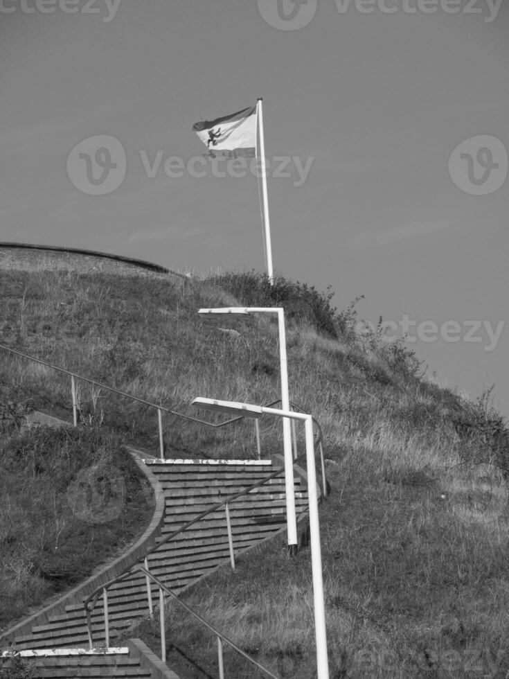 das Insel von Helgoland im das Norden Meer foto