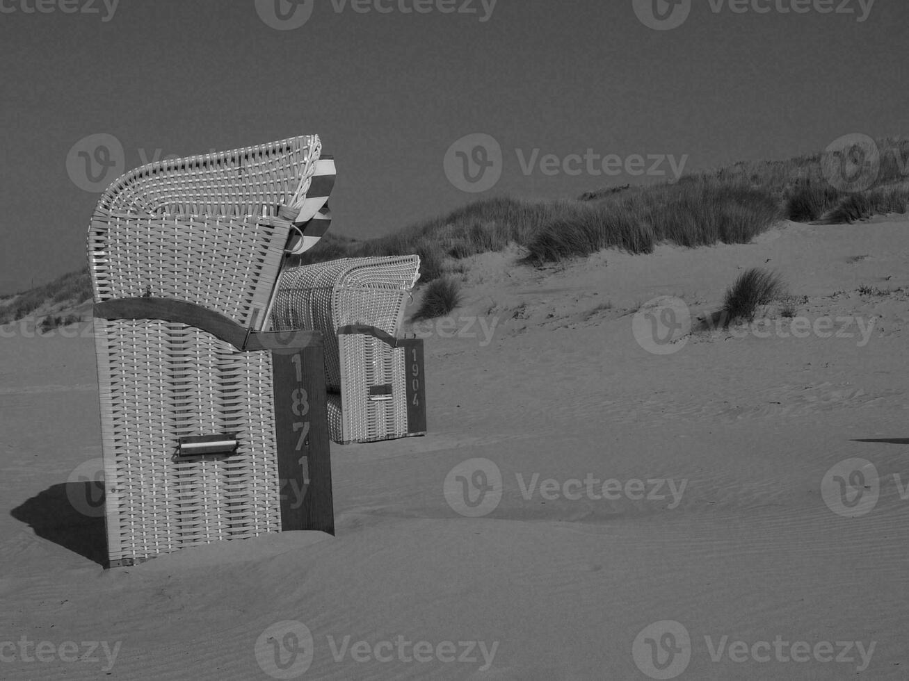 langeoog insel in der nordsee foto