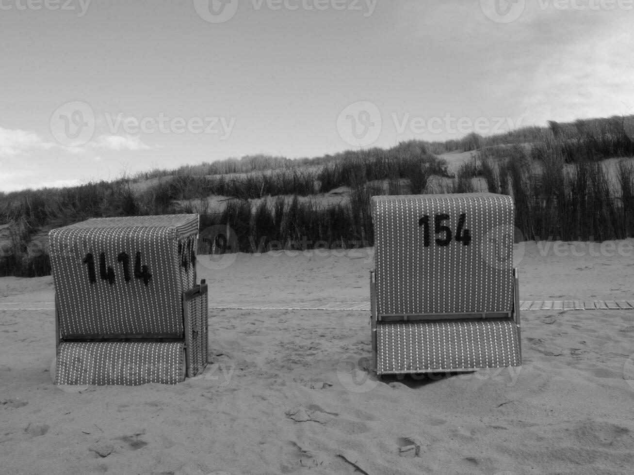 Sommer- Ferien beim das Deutsche Norden Meer foto