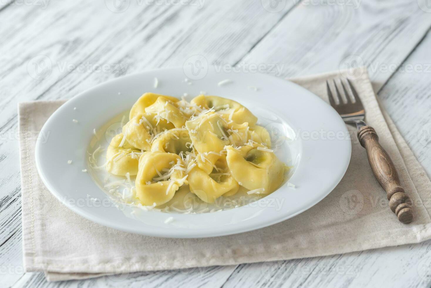 mit Ricotta gefüllte Tortelloni foto