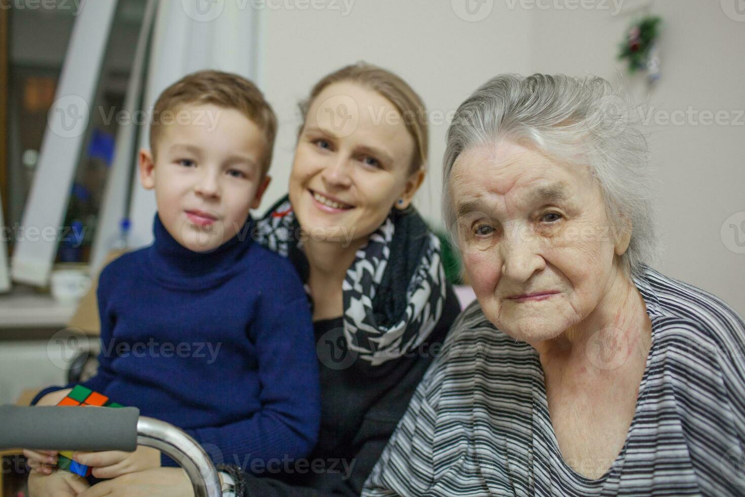 drei Generationen - - Familie foto