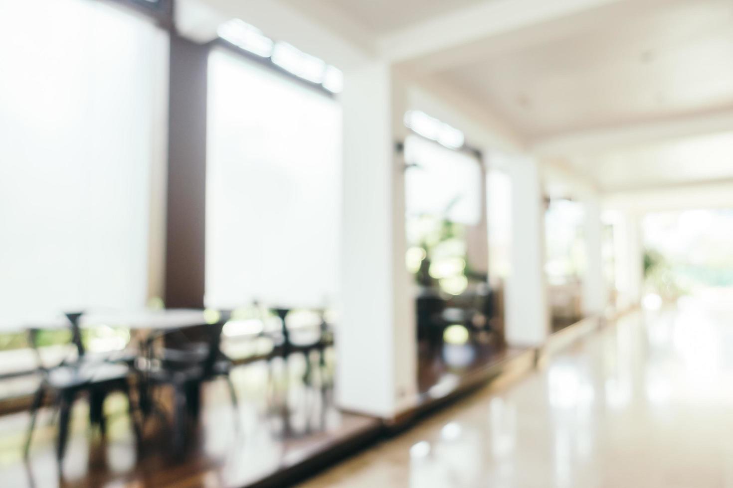 abstrakte Unschärfe Hotellobby Interieur foto