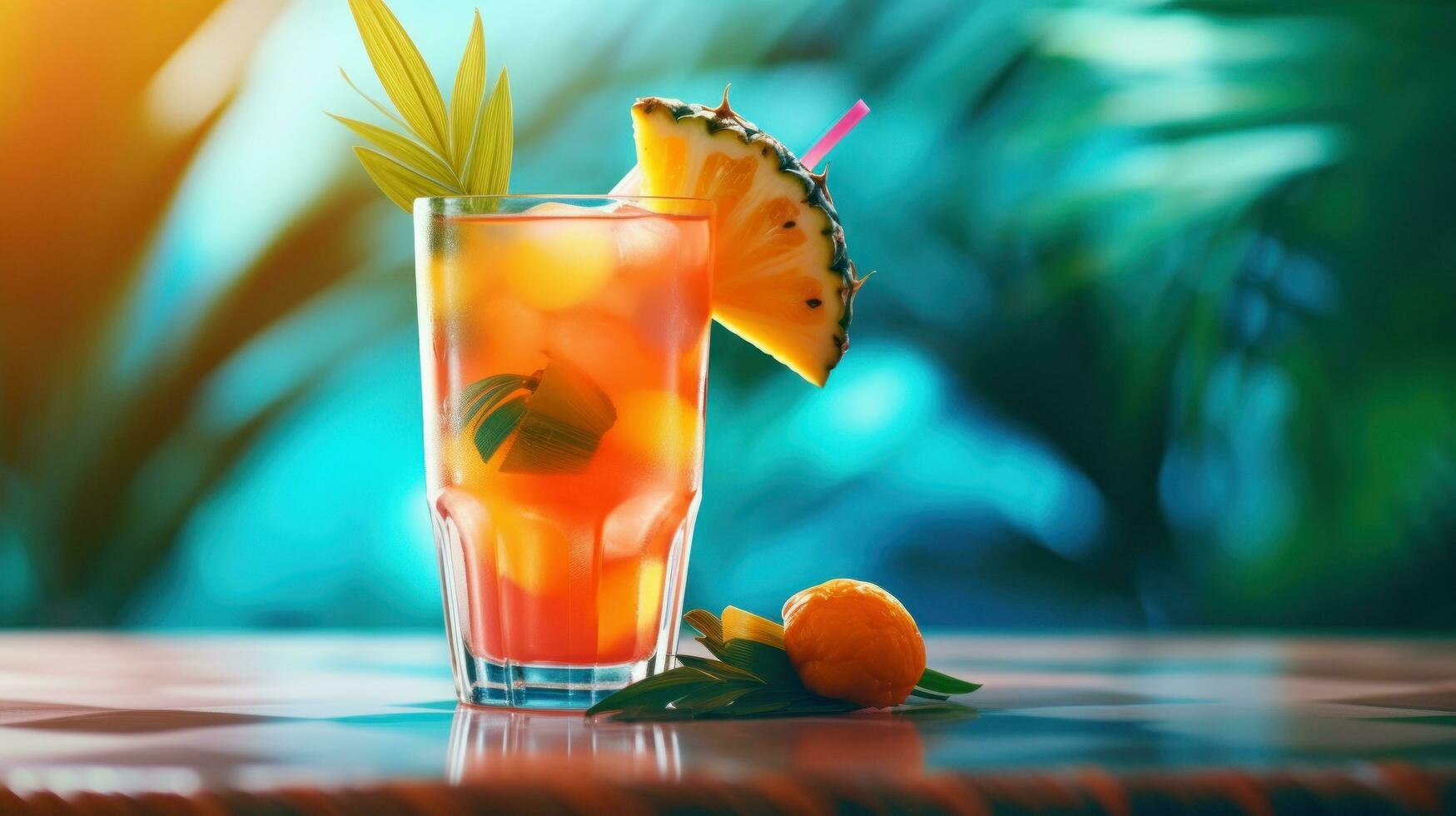 tropisch Cocktail Hintergrund foto