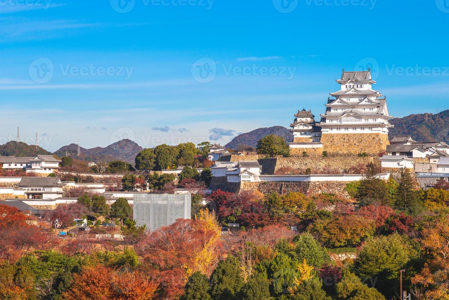 Himeji Castle alias White Egret Castle in Hyogo, Japan foto