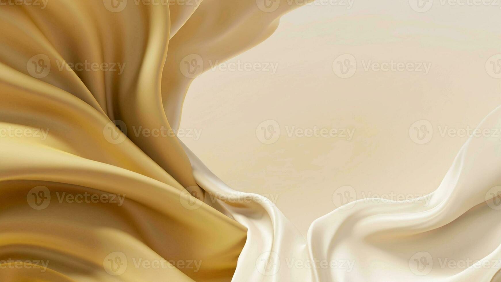 schön Seide fließend Strudel von Pastell- Stoff Hintergrund. ai generativ. foto