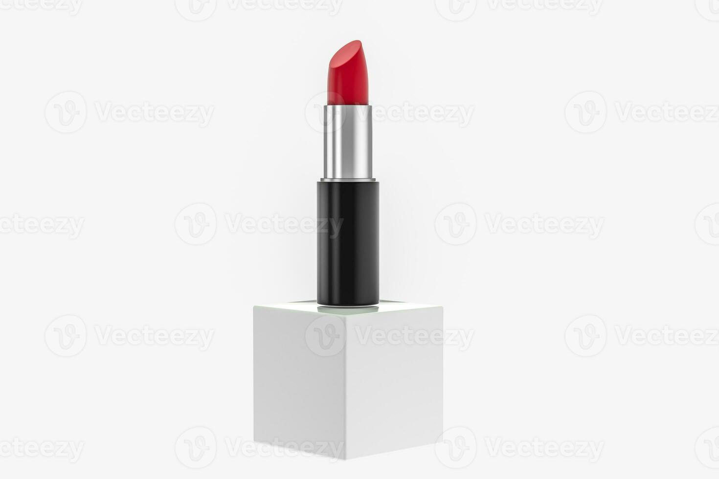 Lippenstift mit Licht Farbe Hintergrund, Produkt Fotografie, 3d Wiedergabe. foto