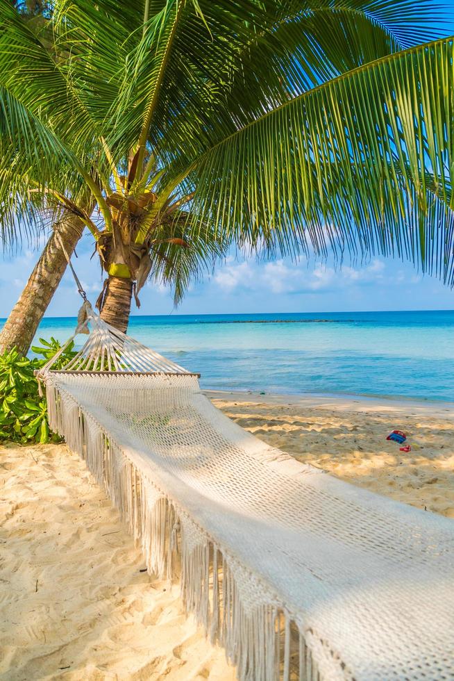 Hängematte am Strand foto