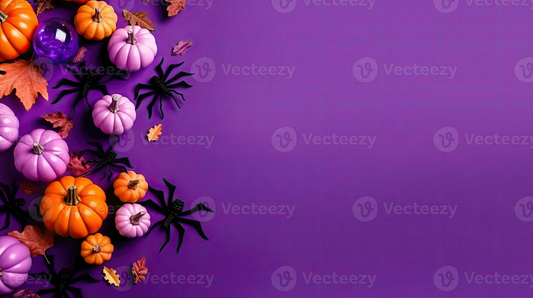 Kürbis Patch Freude - - festlich Halloween Hintergrund - - generativ ai foto