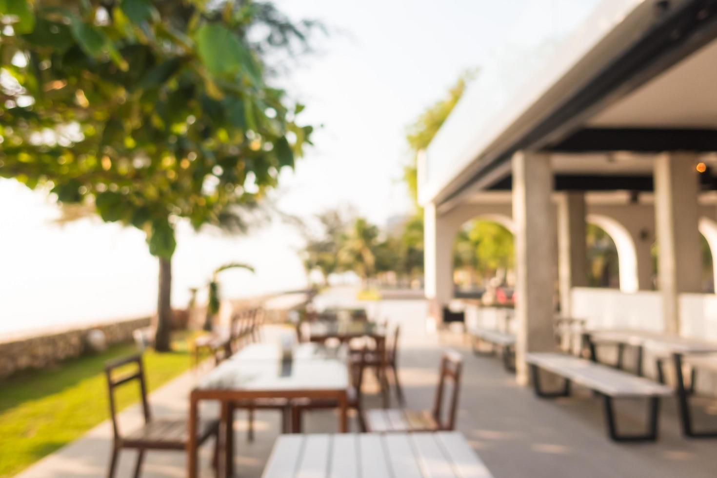 abstrakte Unschärfe Restaurant Interieur foto