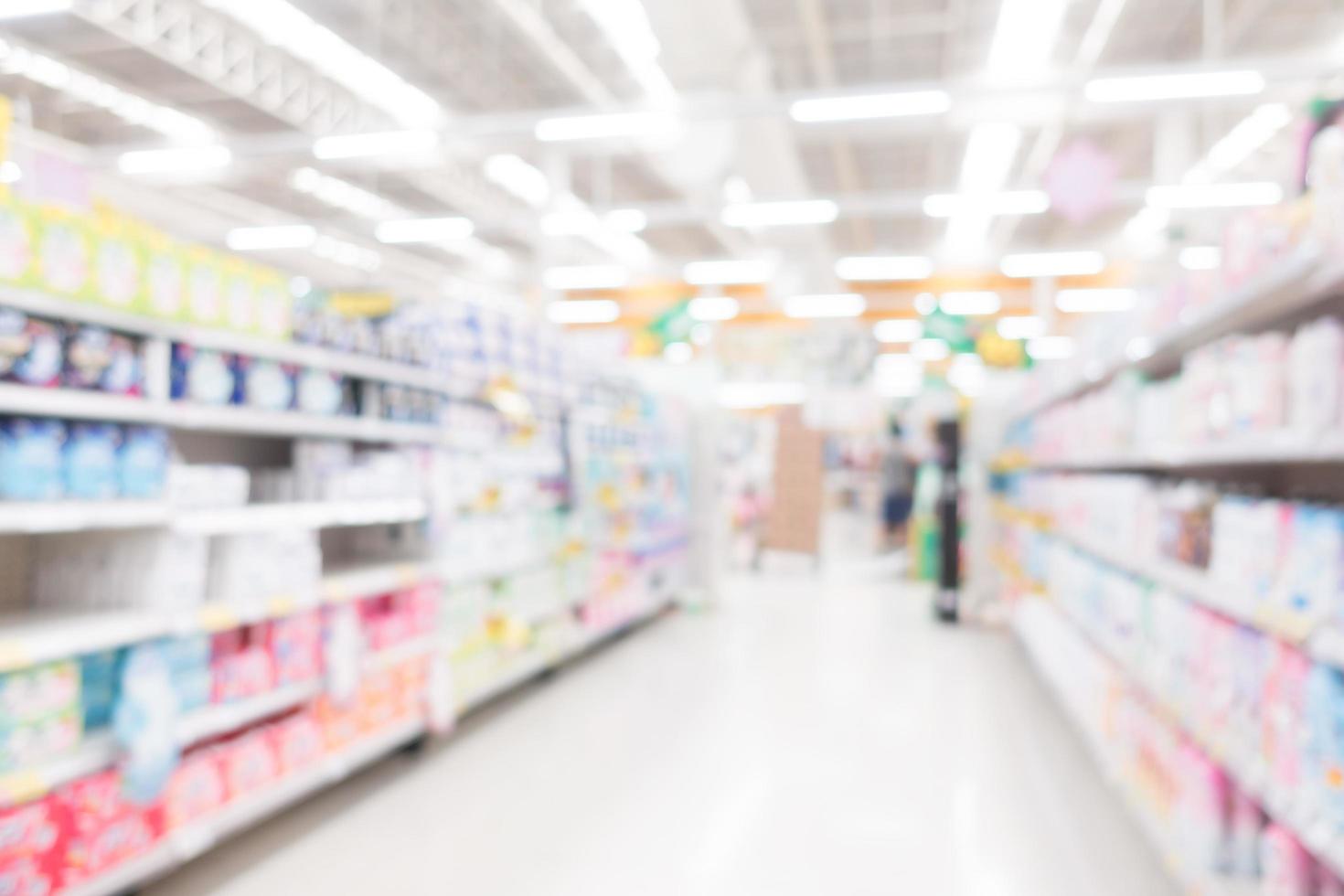 abstrakte Unschärfe Supermarkt foto