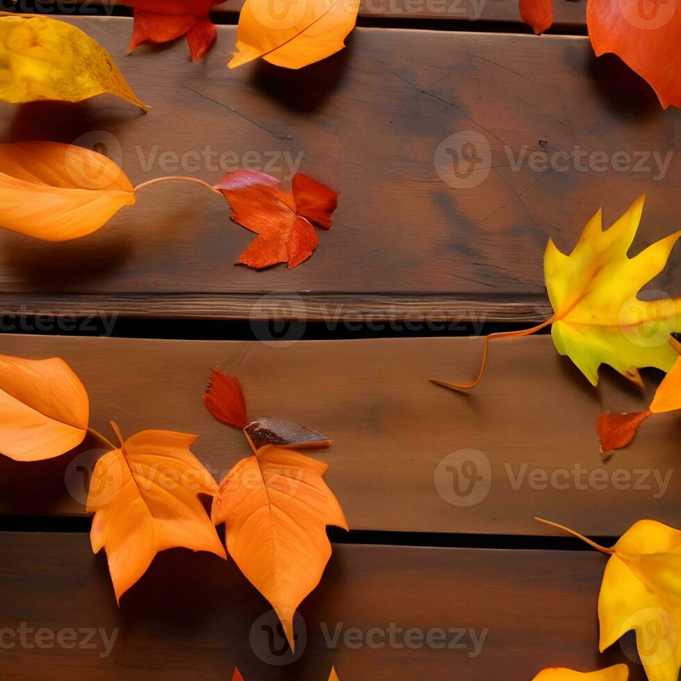 Herbst orange, Blätter fallen zufällig Hintergrund, Blatt abstrakt Element draussen foto