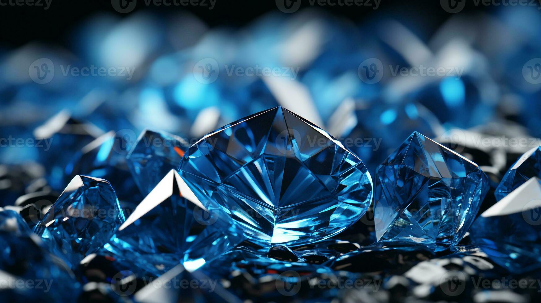 funkelnd Blau Diamant Hintergrund foto