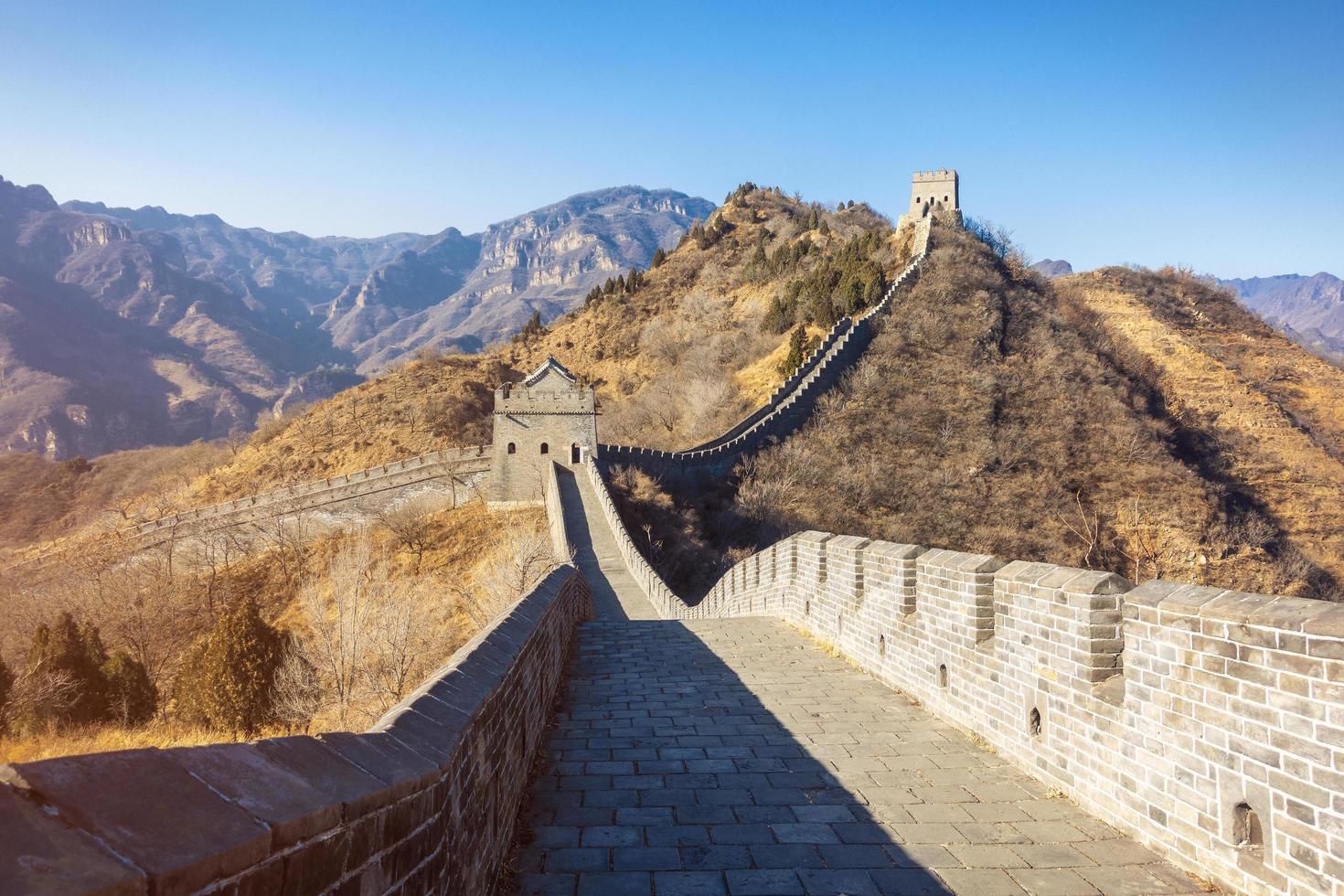 Chinesische Mauer foto