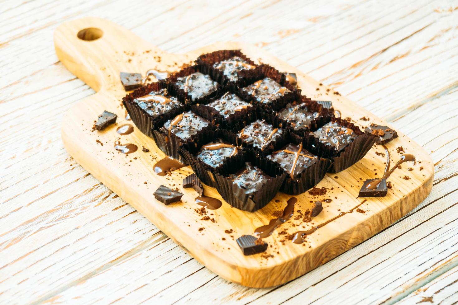 Schokoladen-Brownies-Kuchen foto