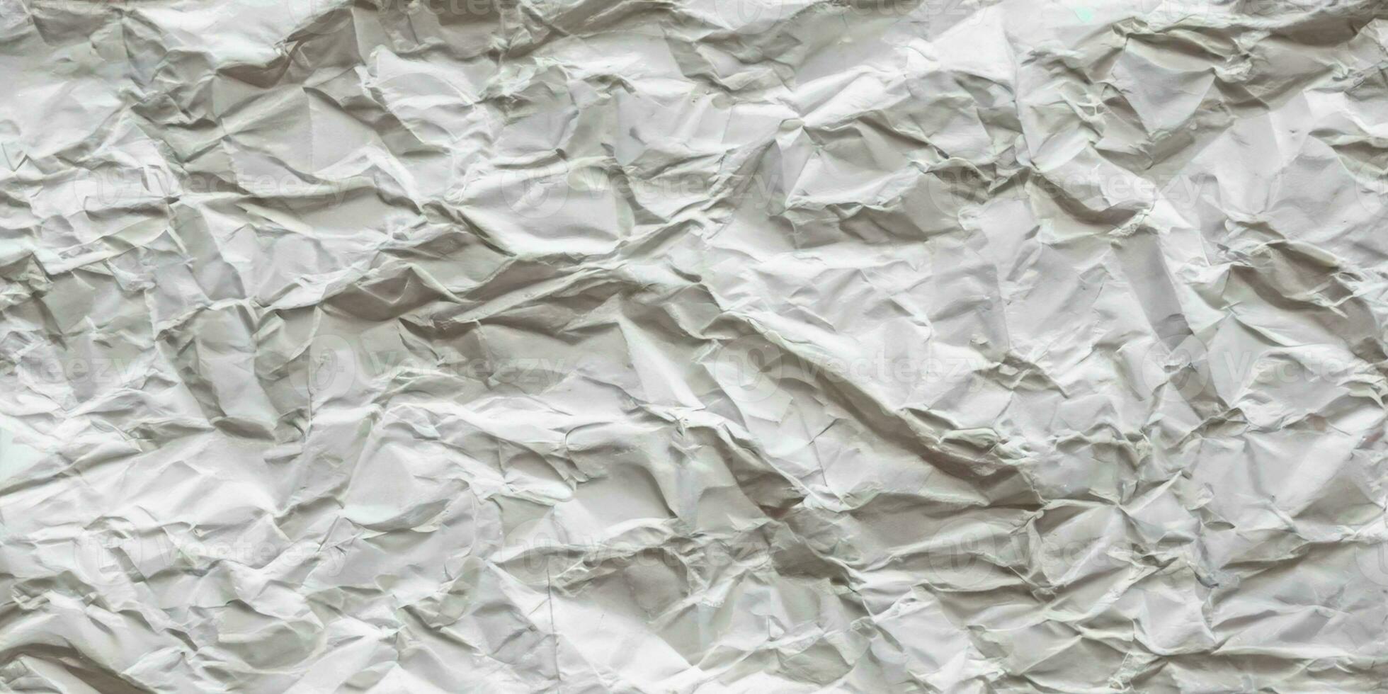 Foto Weiß zerknittert Papier Textur Hintergrund Design Raum Weiß Ton