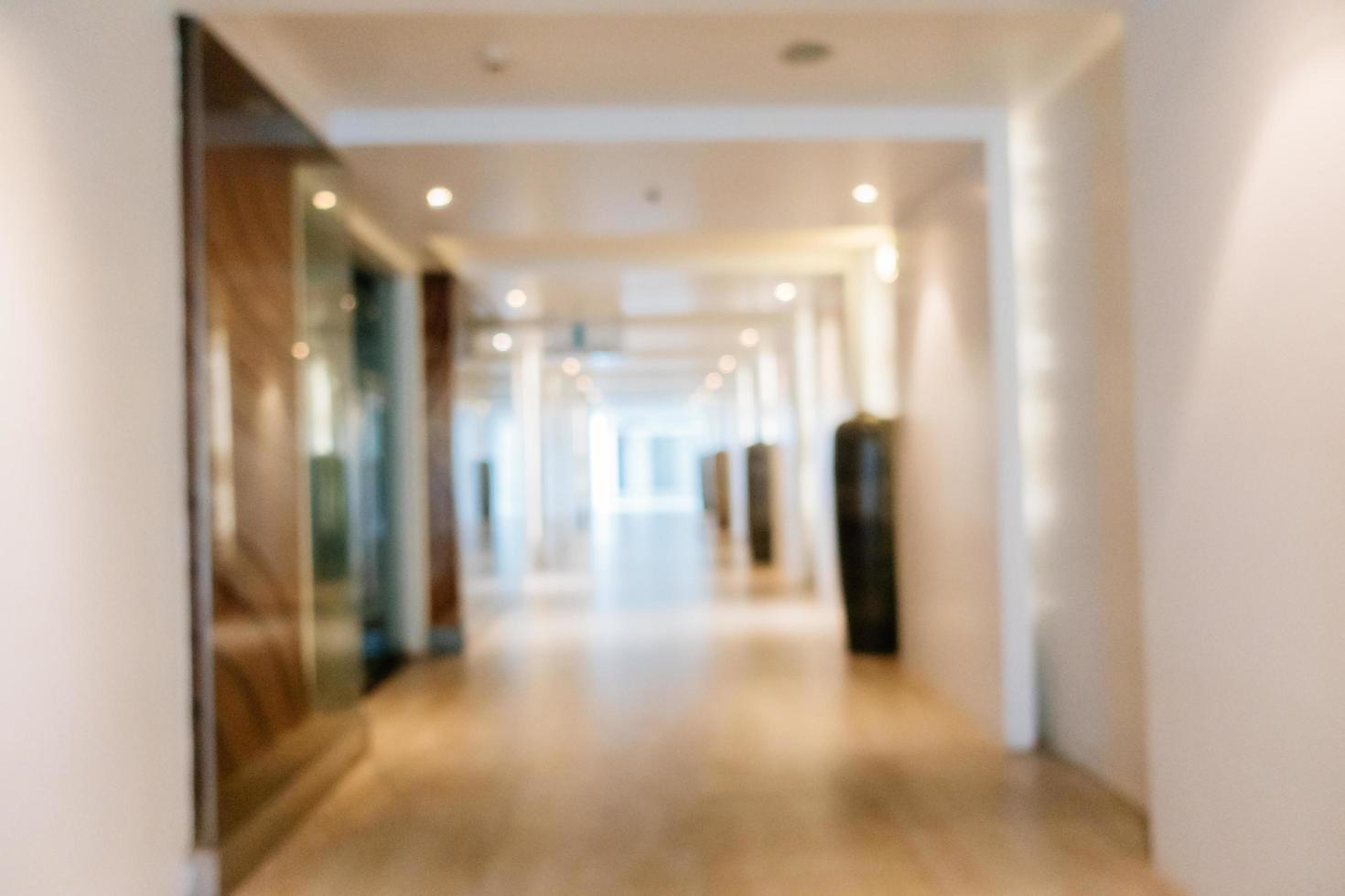 abstrakte Unschärfe und defokussiertes Luxushotel und Lobby-Interieur foto