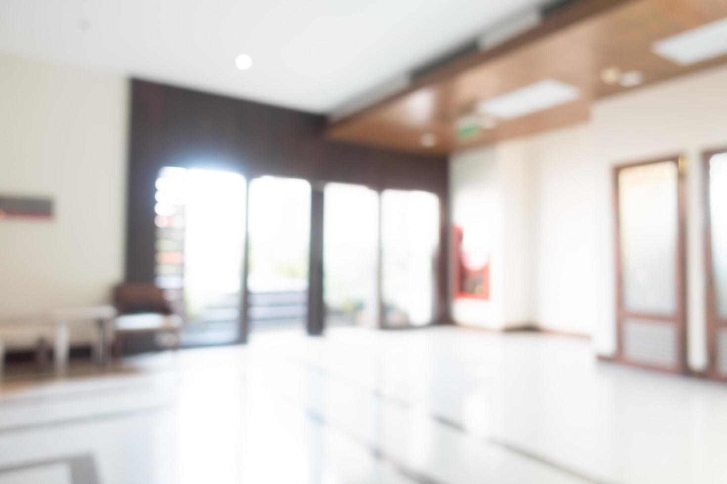 abstrakte Unschärfe Hotel- und Lobby-Interieur foto