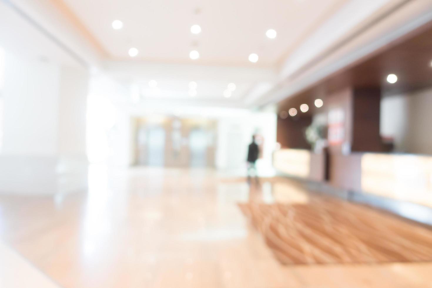 abstrakte Unschärfe Hotel- und Lobby-Interieur foto