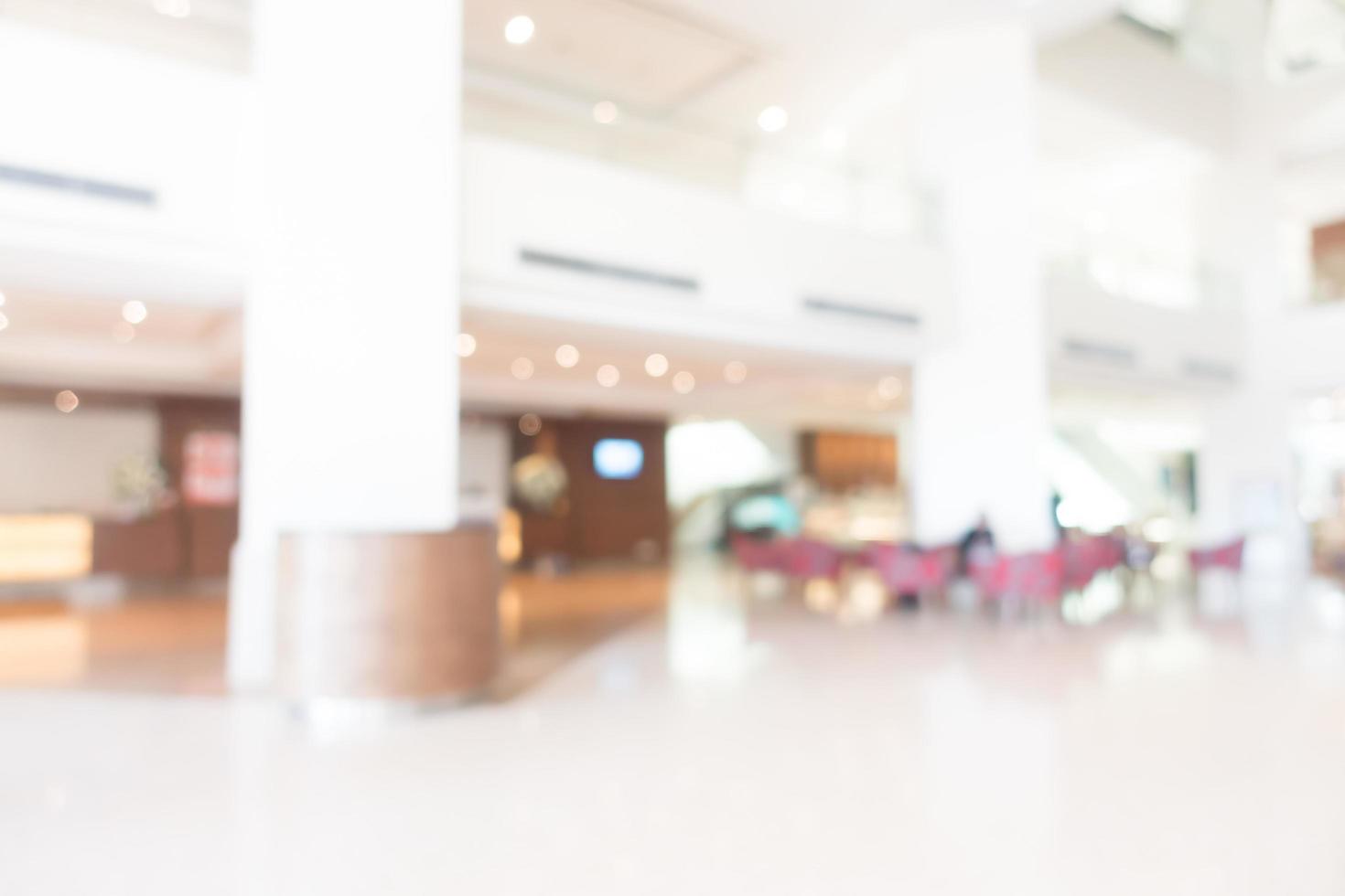 abstrakte Unschärfe Hotel- und Lobby-Interieur foto