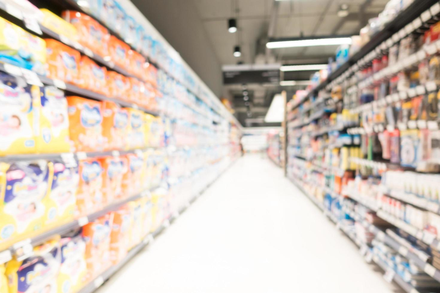 abstrakte Unschärfe Supermarkt foto