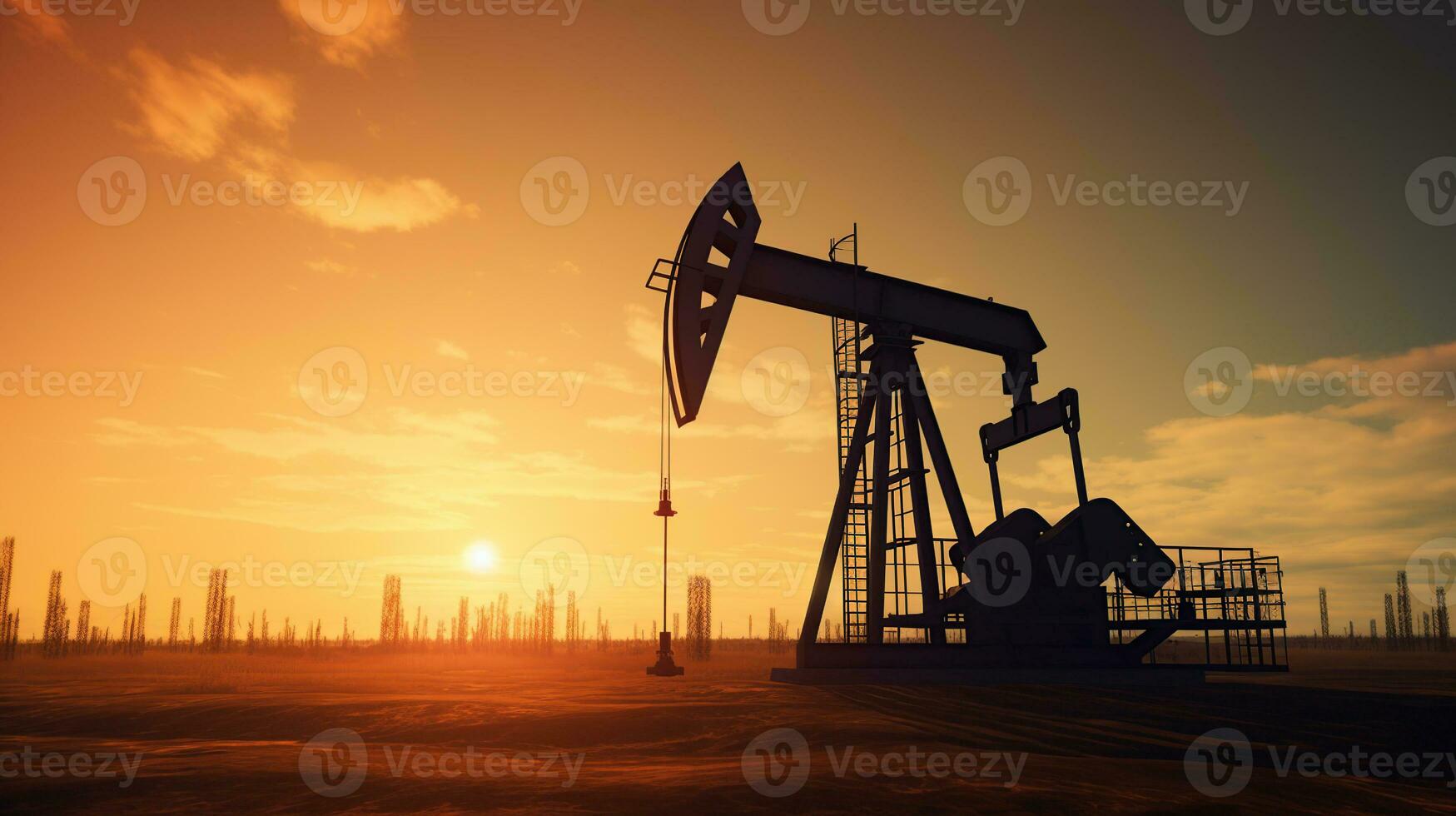 Öl Pumpe Öl rig Energie industriell Maschine zum Petroleum im das  Sonnenuntergang Hintergrund zum Design, generativ ai 28246235 Stock-Photo  bei Vecteezy