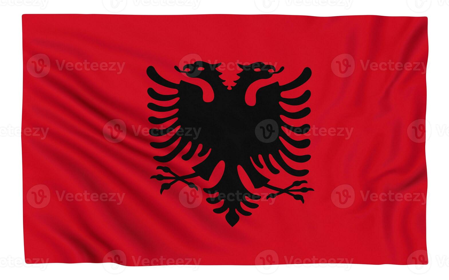 Flagge von Albanien foto