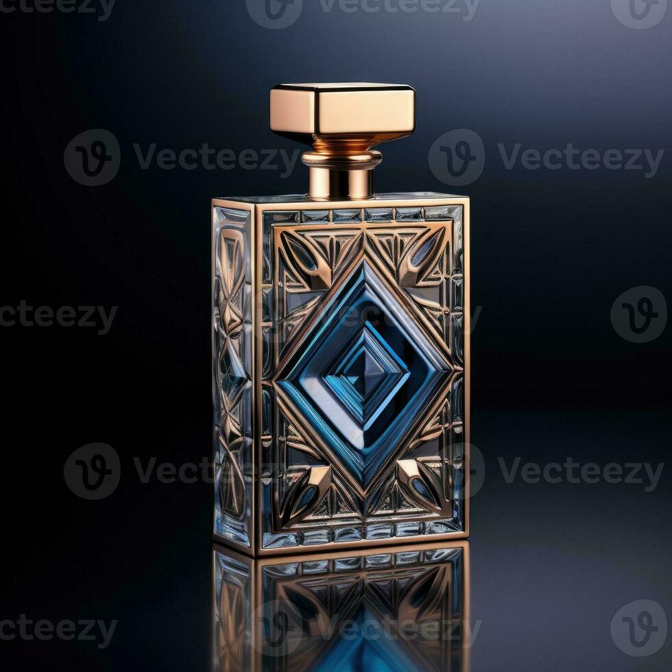 Parfüm Luxus Flasche. Produkt Design Parfümerie. foto