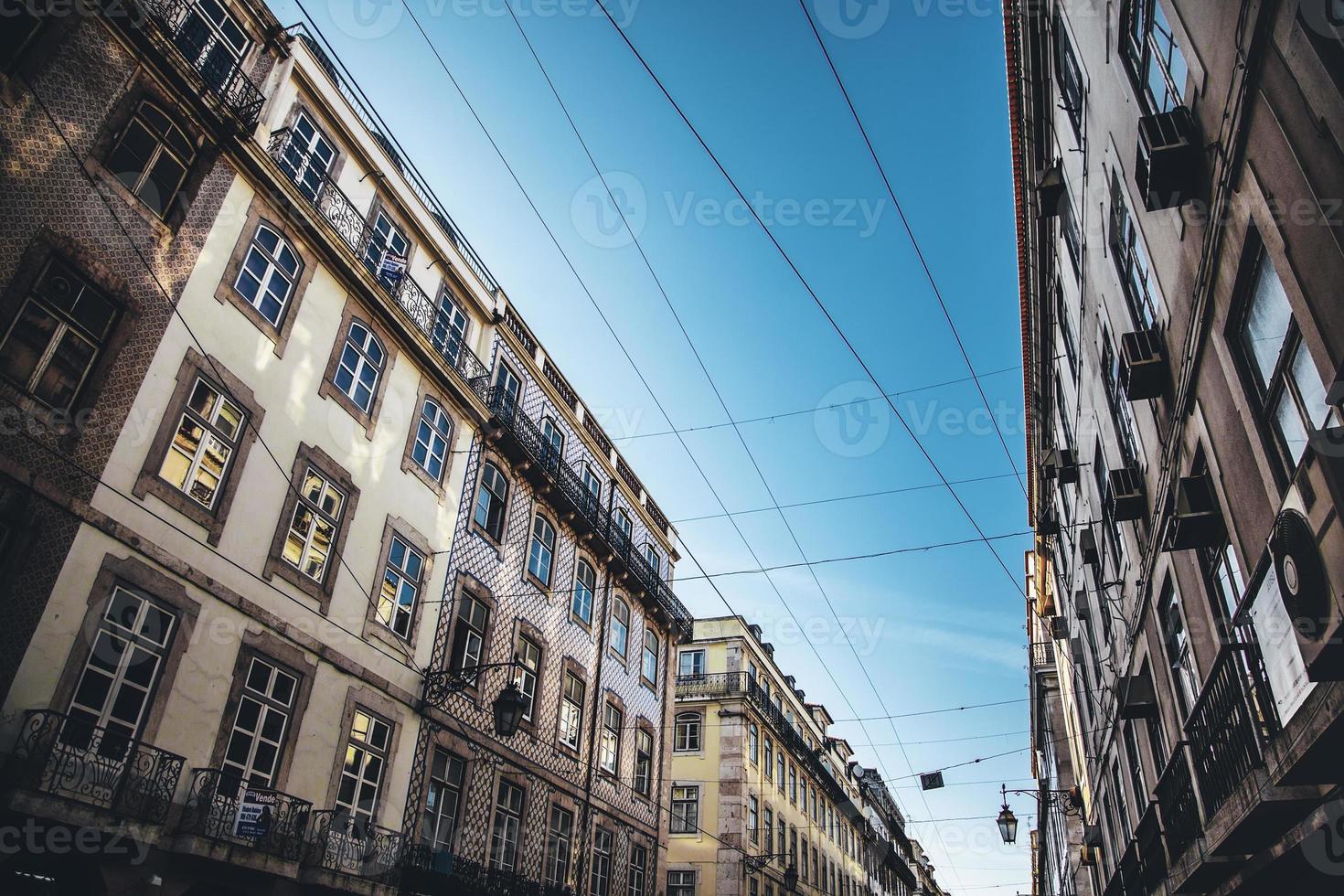 alte häuser von lissabon foto