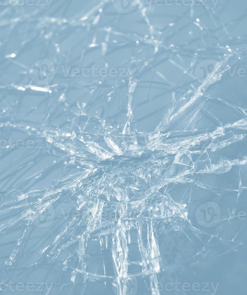 abstraktes Bild der zerbrochenen Glasstruktur foto