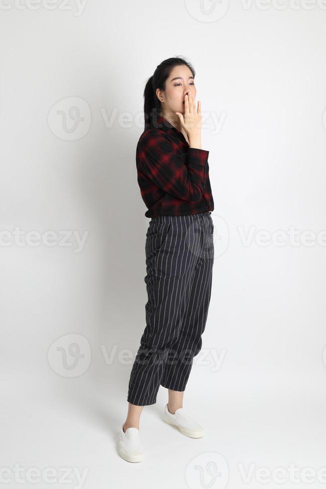 Frau im Studio foto