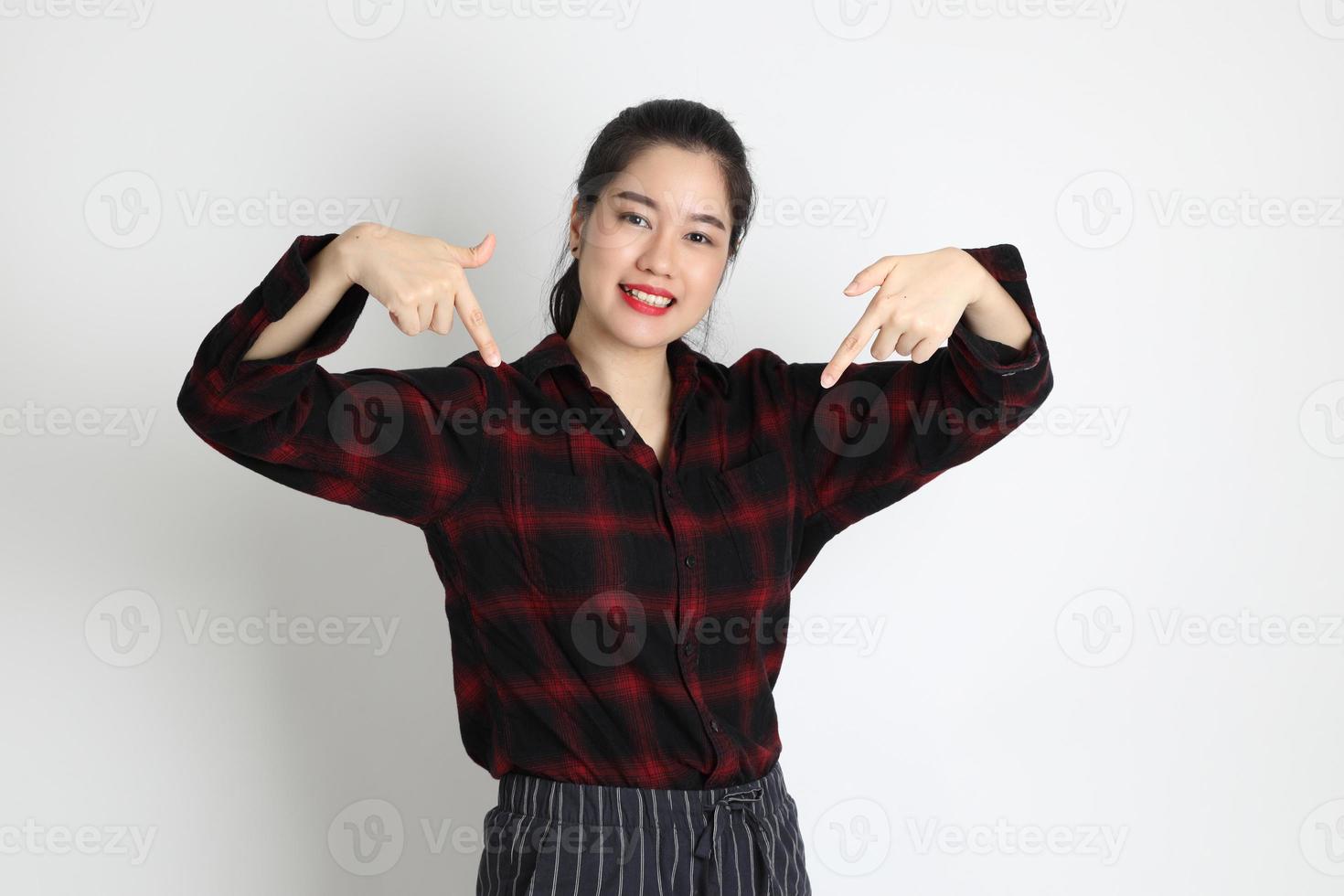 Frau im Studio foto