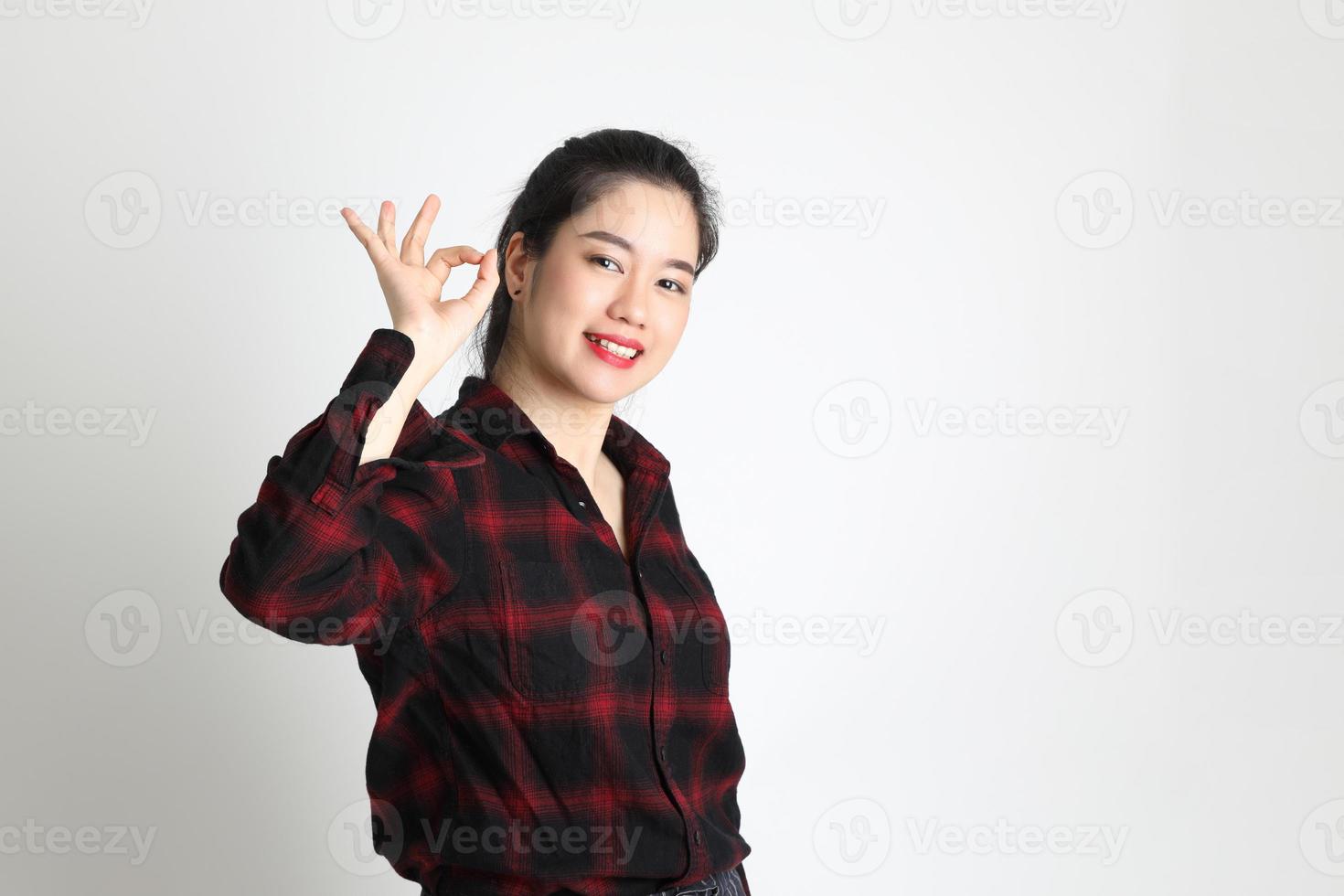 Frau im Studio foto