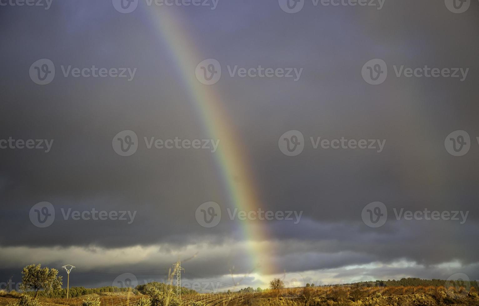 Regenbogen im Himmel foto