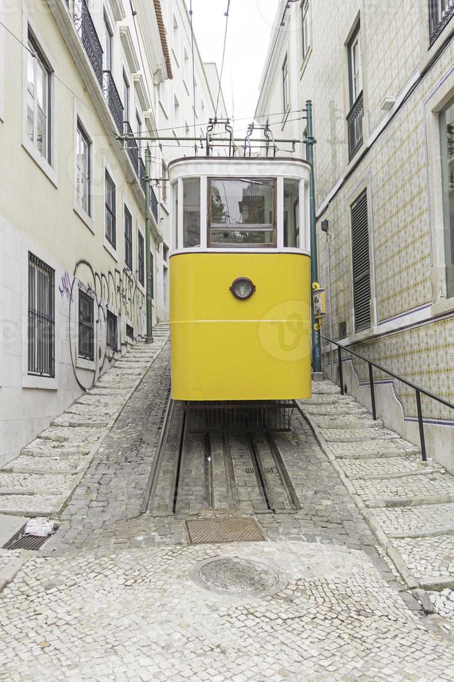 Straßenbahn in Lissabon foto