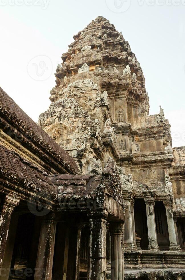 Angkor wat das Welt Erbe beim siem ernten Provinz von Kambodscha foto