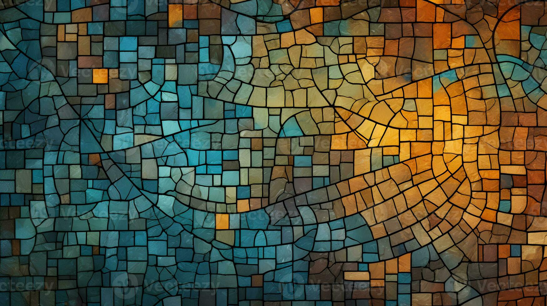 nahtlos Muster von Mosaik Textur foto