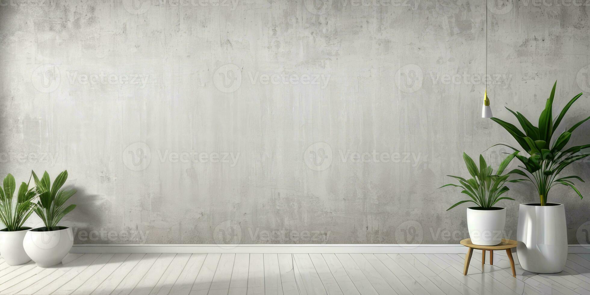 Vase Dekorationen Innen- Studio Zimmer Konzept zum Hintergrund fotorealistisch erstellt mit ai generativ foto
