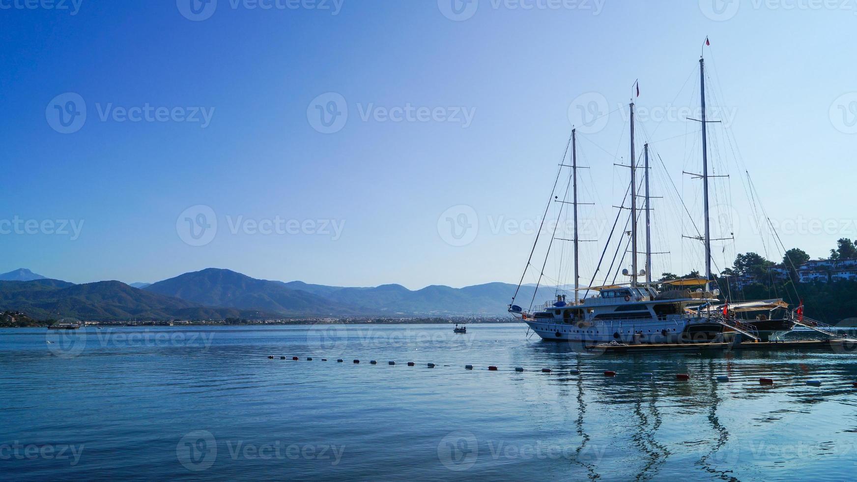 morgendliche ansichten von fethiye foto