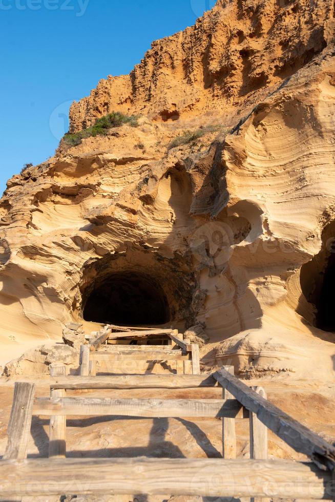 schöne Cala d en Baster auf der Insel Formentera auf den Balearen in Spanien foto