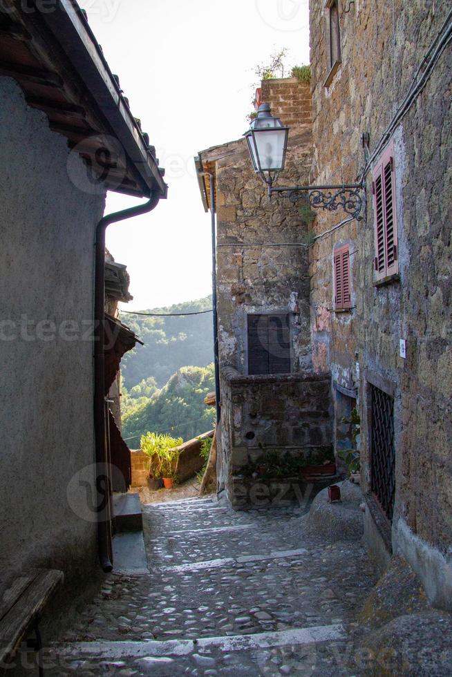 Stadt Calcata Vechhia foto