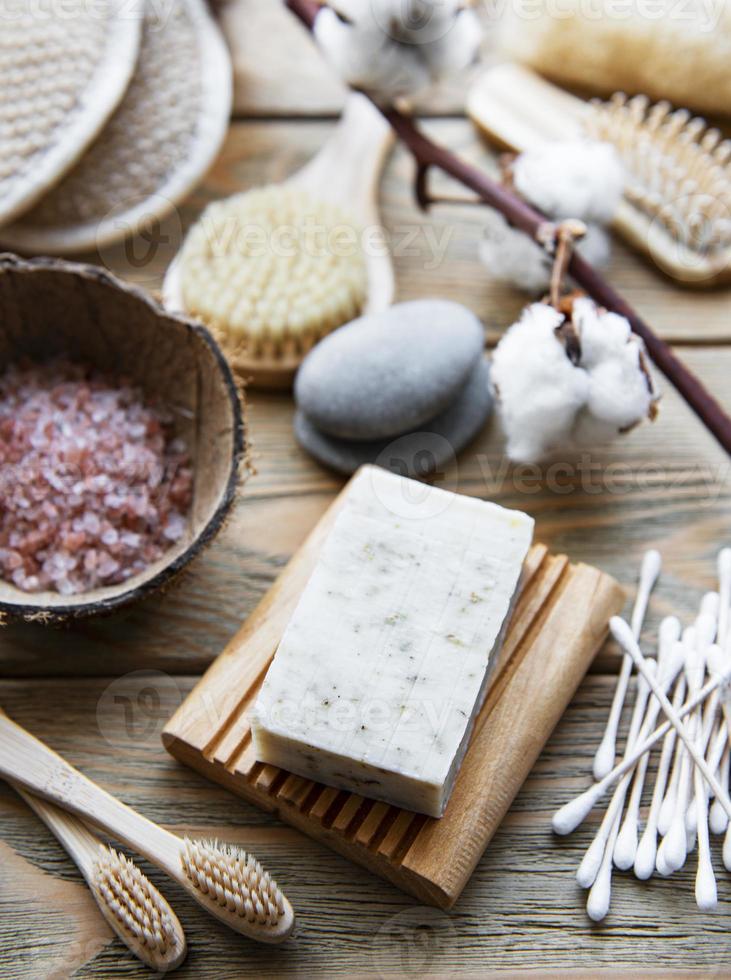 Naturkosmetikprodukte ohne Abfall foto