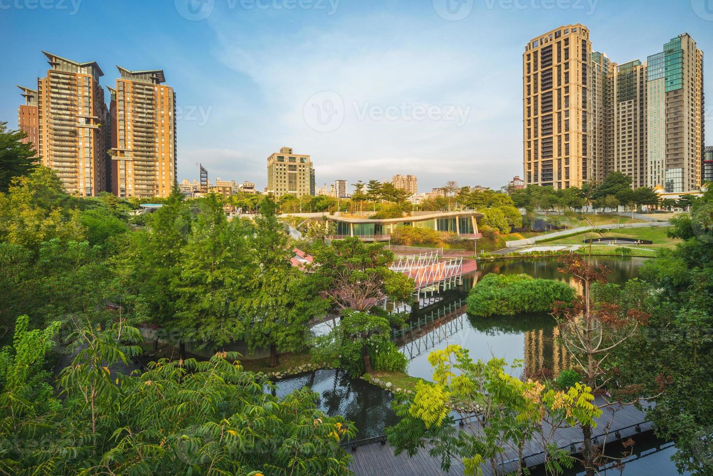 Ahorngarten neben dem taiwan Boulevard in Taichung, taiwan foto