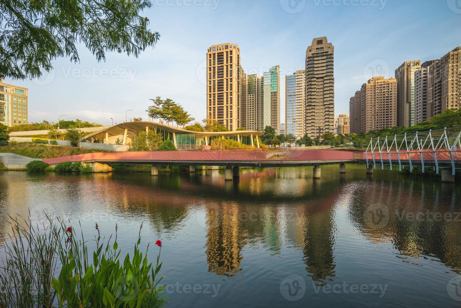 Ahorngarten neben dem taiwan Boulevard in Taichung, taiwan foto