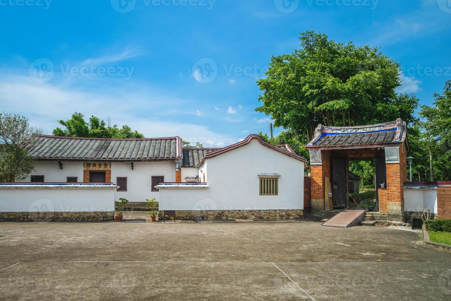 Arbeitszimmer der alten Residenz von Lee Tengfan in Taoyuan, Taiwan foto