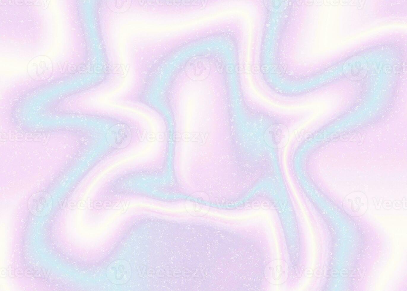 Pastell- Hologramm holographisch süß glühend Flüssigkeit Hintergrund foto